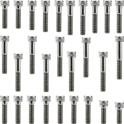 Kit parafusos inox tampa motor lateral esquerda+direita NX4 NX400 Falcon 1999 a 2015
