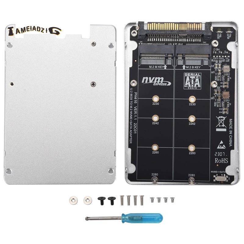 🔥? Adaptador M . 2 SSD Para U 2 2 Em 1 NVMe E SATA-Bus NGFF PCI-SFF-8639 PCIe M2 Conversor