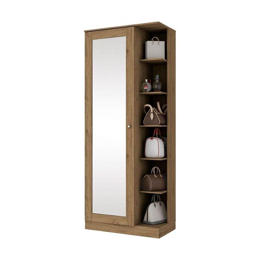 Sapateira Duetto 1 Porta Com Espelho Henn Rustico em Oferta na Shopee