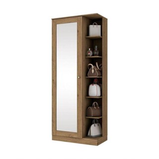 Sapateira Duetto 1 Porta Com Espelho Henn Rustico em Oferta na Shopee
