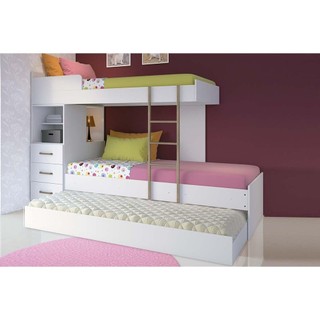 Beliche Multifuncional Plus c/ 3 Gavetas c/Auxiliar Branco - Santos Andirá em Oferta na Shopee