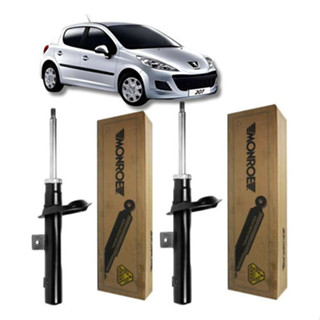 Amortecedor Dianteiro Par Dir Esq Peugeot 207 2008 2009 2010 2011 2012 2013 2014 2015 Original Monroe em Oferta na Shopee