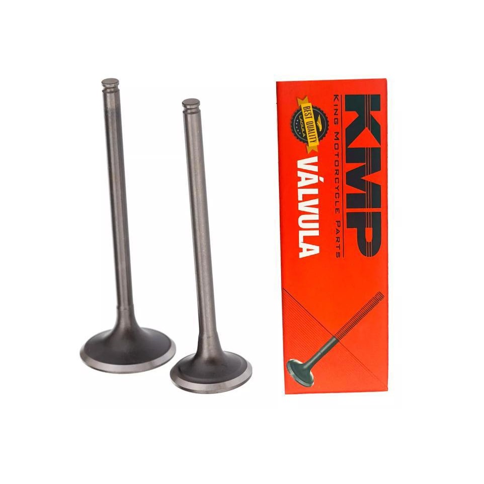 Kit Válvulas KMP Admissão + Escape Moto HONDA CG/NXR BROS 125