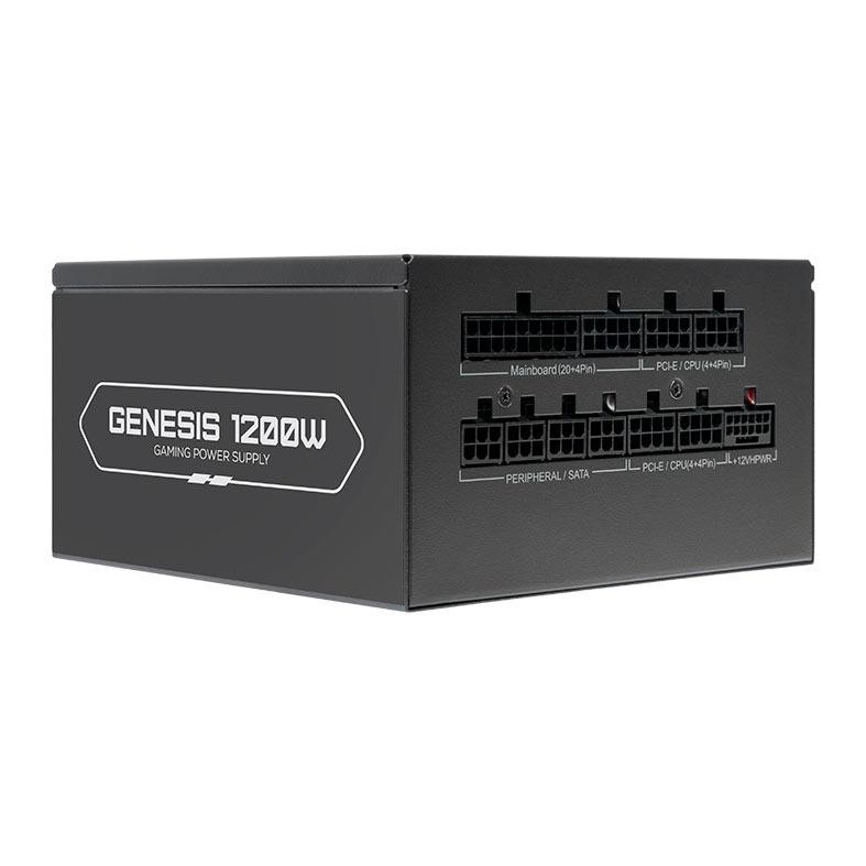 Fonte Pichau Genesis, 1200W, PCIe 5.0, Full Modular, 80 Plus Platinum, Preto, PG-G1200-BK01