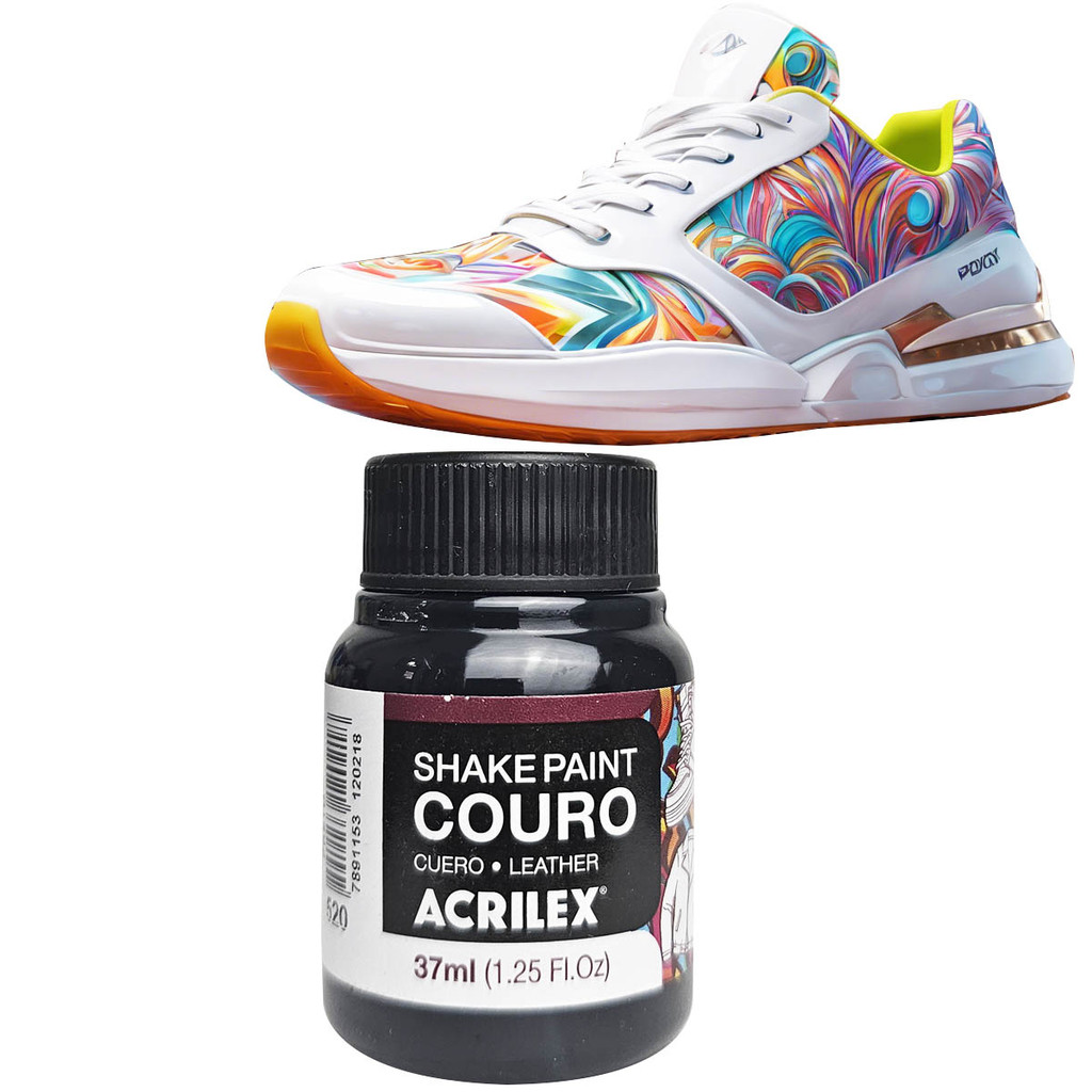 tinta para tenis, couro, tecidos shake paint premium em Oferta na Shopee