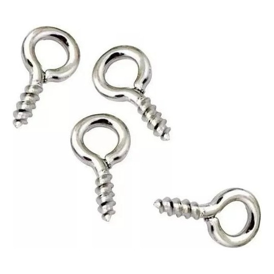 100-500 Pcs Mini Pitão Rosqueável Prata/dourado  4x8mm / 5x10mm  Artesanato