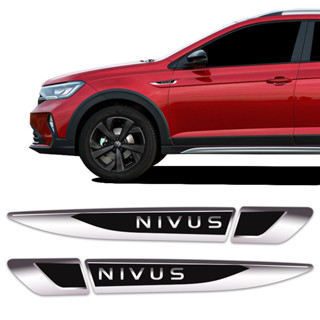 Aplique Lateral Nivus 2020 2021 Volkswagen Emblema Resinado em Oferta na Shopee