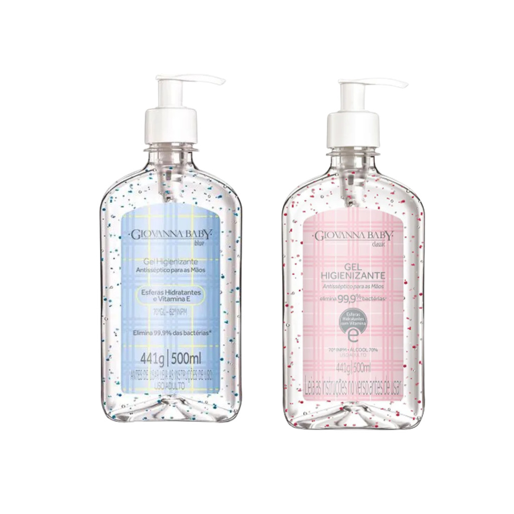 Gel Higienizante 70% Giovanna Baby 500ml em Oferta na Shopee