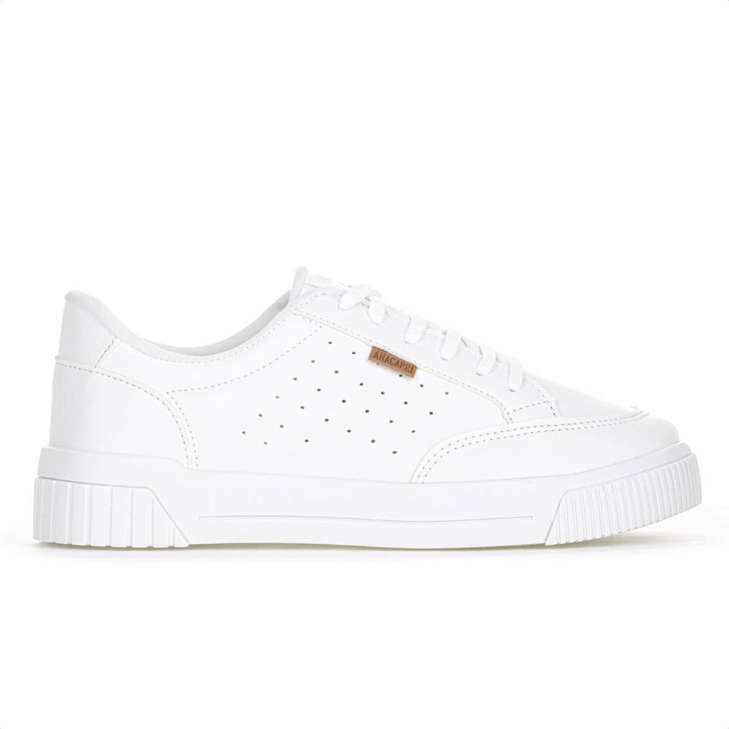 Tênis Anacapri Urban Furinhos Branco - Feminino em Oferta na Shopee
