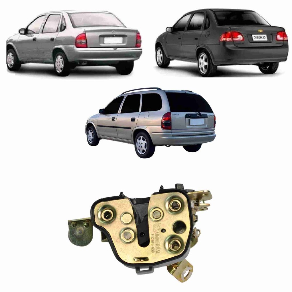 FECHADURA TRASEIRA CORSA CLASSIC 94 02 10 11 MECANICA ESQ em Oferta na Shopee