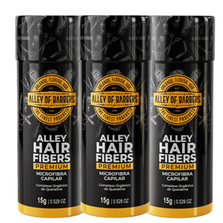 Fibra Capilar Alley of Barbers 15g Kit c/ 3 Unid. Original em Oferta na Shopee