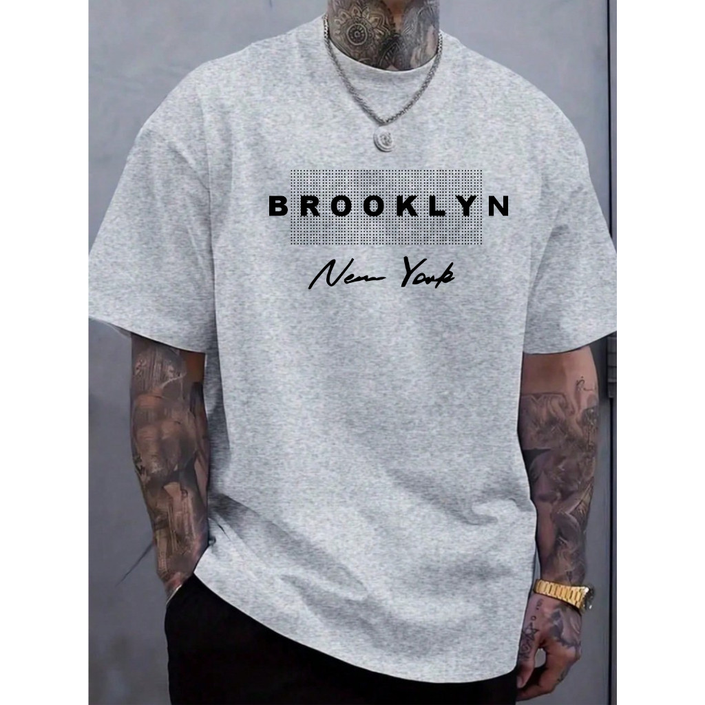 Camiseta Brooklyn New York Camisa Unissex Novidade Lançamento algodao