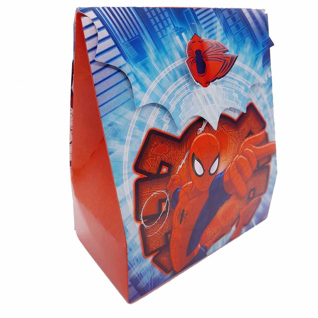 Caixa Surpresa Homem Aranha Spider-Man para Decoração - Lembrancinha Festa - Aniversario