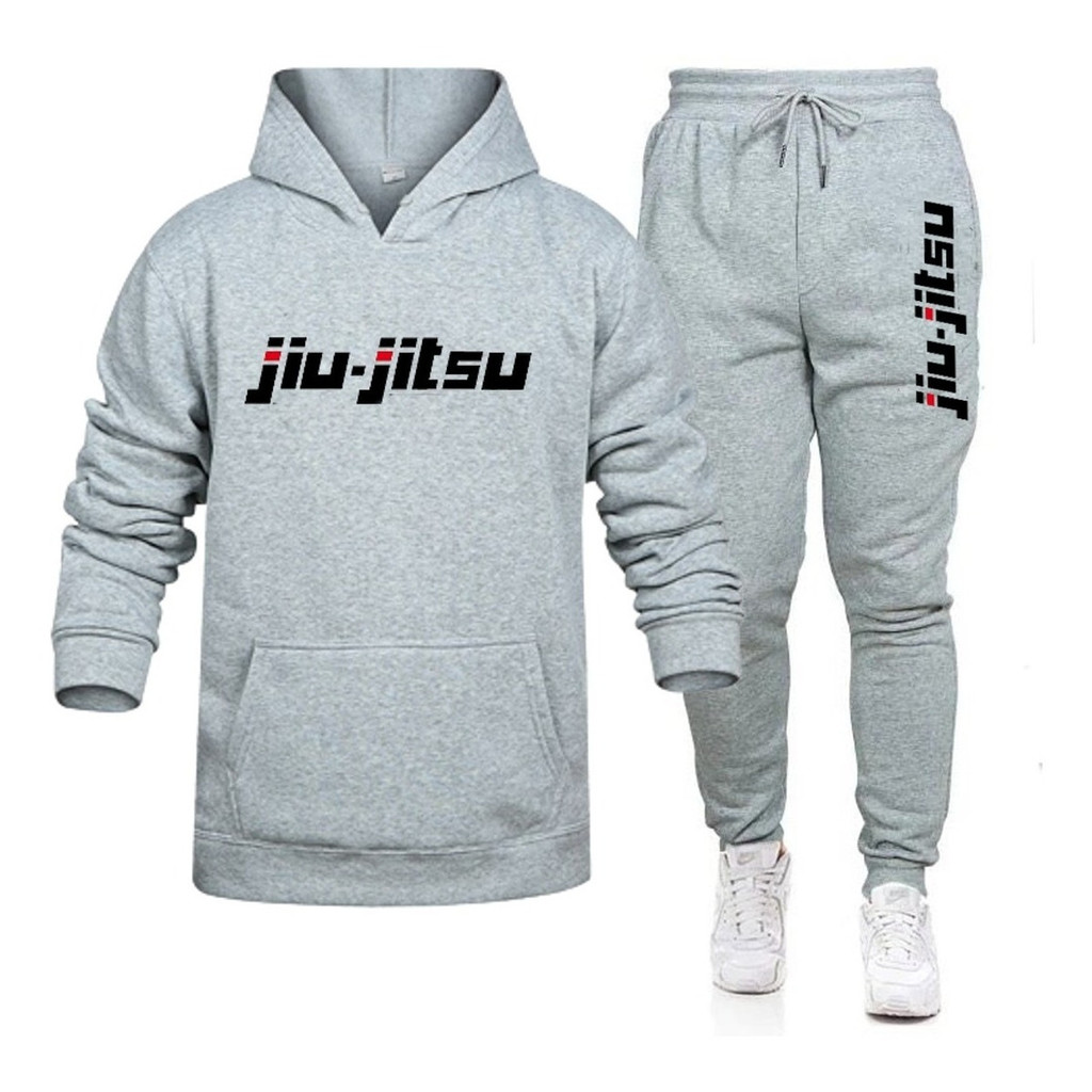 Kit Jiu-Jitsu Conjunto blusa calça Abrigo De Frio Moletom