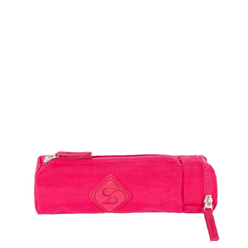 Estojo com Bolso Crinkle 2 Rosa - Pink em Oferta na Shopee