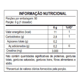 Creatine Mix Pro Creatina Monohidratada Com Carboidrato Em Pó Sem sabor Pote 300g Probiotica