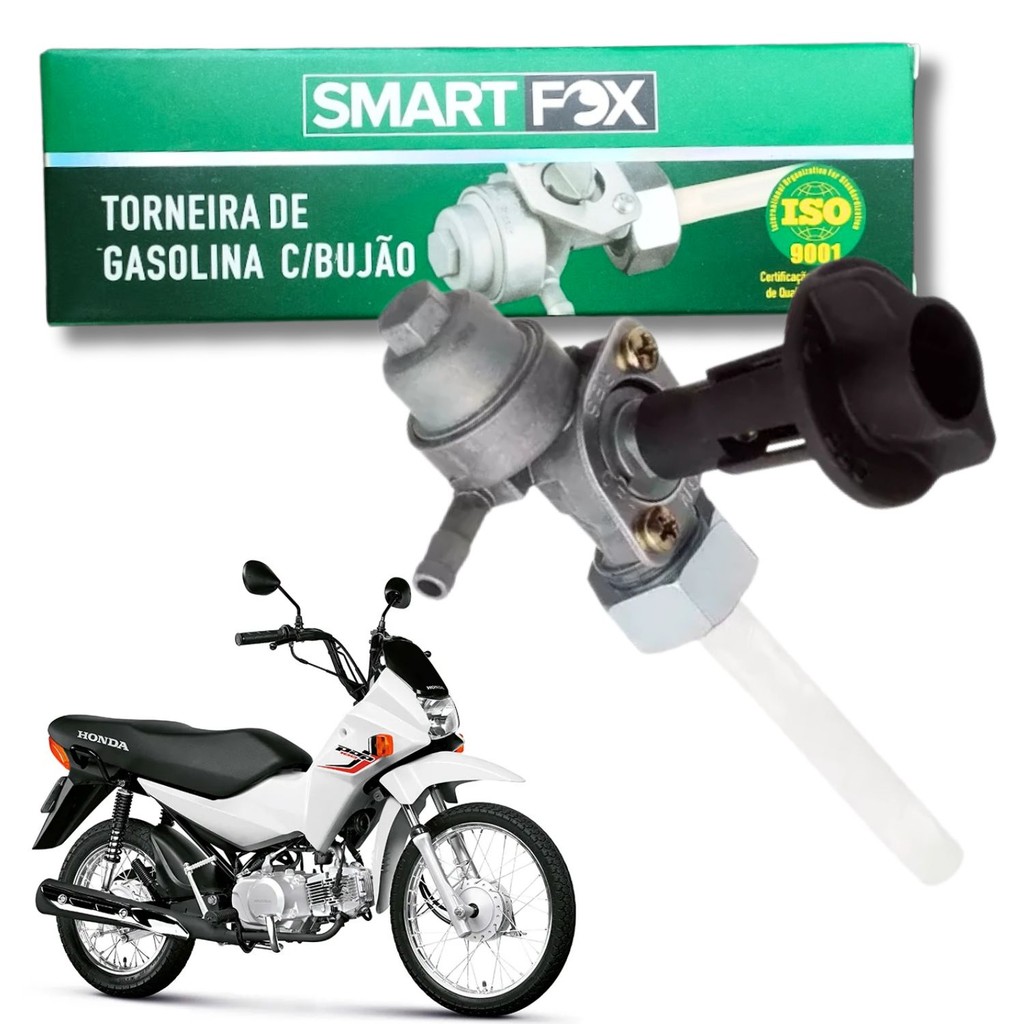 Torneira Registro Gasolina Combustível Honda Pop100 2007-2015