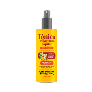 Tônico Milagroso Gota Dourada 200 ml - Praticidade a qualquer hora do dia em Oferta na Shopee