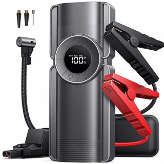 Acionador de Partida Auxiliar Compressor De Ar KP-TC26 USB 12V 15600mAh em Oferta na Shopee