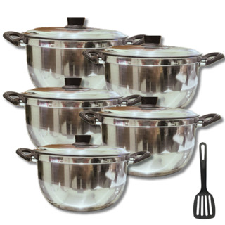 Jogo de panelas Conjunto Caçarola Pop Kit de 5 Pçs  Polido em Oferta na Shopee