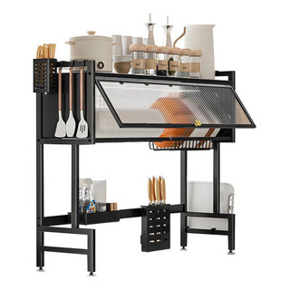 Organizador Escorredor Decoteam 2 Prateleiras Porta Acrílica 85x28x80