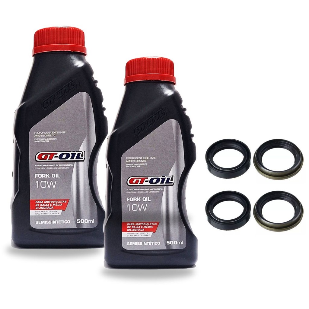 Kit Óleo Suspensão Gt Oil Crf 230 / Nx 350 Sahara / Xlx 350 / Xr 200 + Guarda Pó E Retentores em Oferta na Shopee