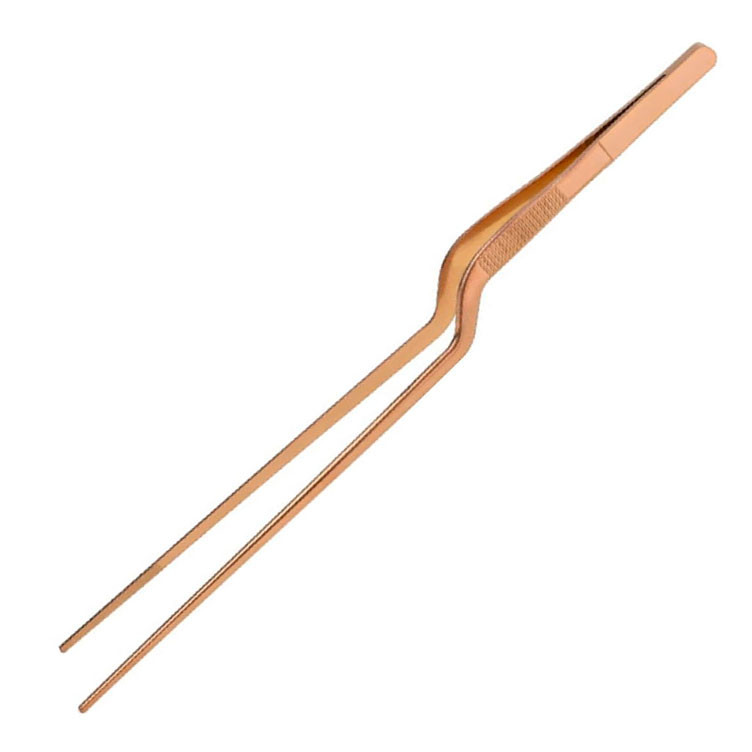 Pinça Grande Para Bar Bronze Inox 21cm - Bartender Store