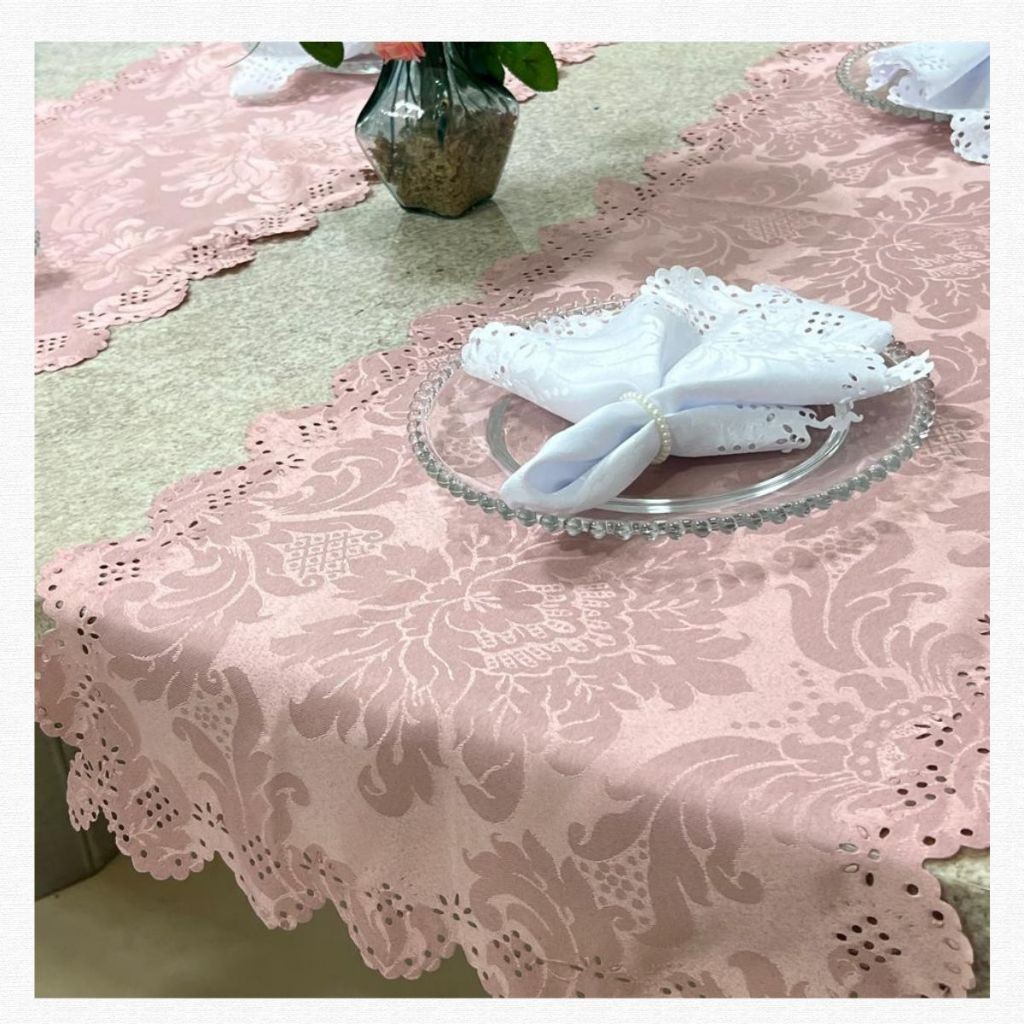 Caminho de Mesa Trilho de Mesa Centro de Mesa 40x1,45 Alice Decor Mesa Posta Caminho Mesa PROMOÇÃO