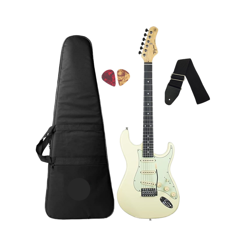 Guitarra Tagima TG-500 OWH Olympic White + Acessórios