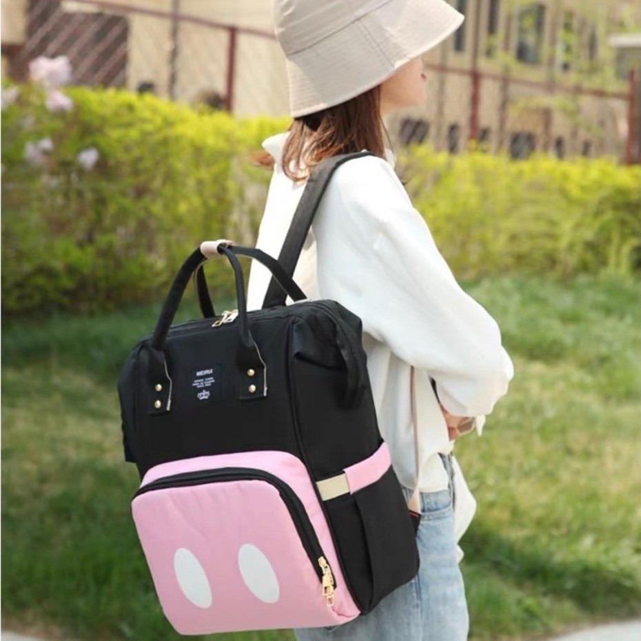 Mochila Maternidade Bolsa Mamãe Bebê Multifunção moderna JorgeStore — imagem 2 de 2