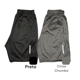 Kit 2 Shorts Bermuda Dry Fit Esportiva Treino Com Ziper no Bolso - todas as cores em Oferta na Shopee