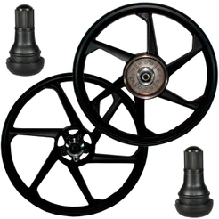 Par de rodas jante de alumínio liga leve freio a disco CG150 Fan Titan ESD EX 2004 a 2013 com rolamentos e bico