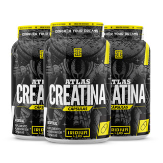 Kit 3x Atlas Creatina Cápsulas - 60 Caps em Oferta na Shopee
