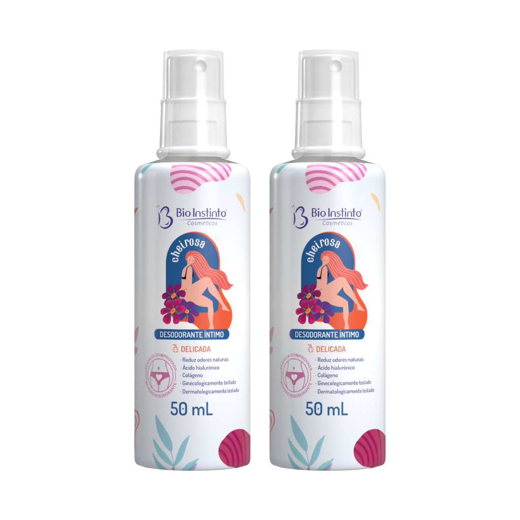 Kit 2 Desodorantes Íntimos Cheirosa Delicada 50ml - Bio Instinto