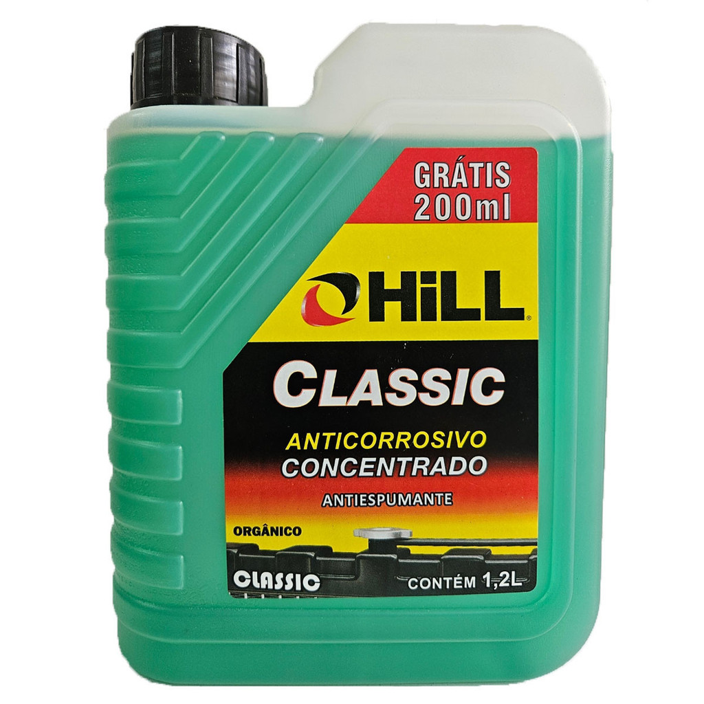 Aditivo Radiador Hill Classic Concentrado Verde Orgânico 1.2L em Oferta na Shopee