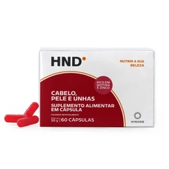 Suplemento para Cabelo, Pele e Unhas HND 60 Cápsulas