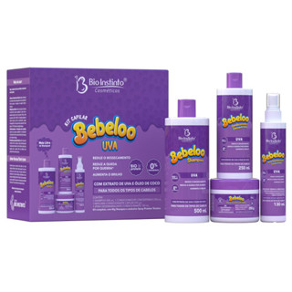 Kit Capilar Bebeloo C/ 4 Itens Uva - Bio Instinto em Oferta na Shopee