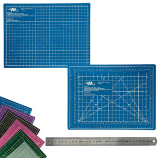Kit Base de Corte Dupla Face A4 30cm x 22cm Regua Inox 30cm Artesanato Patchwork Scrapbook Desenho em Oferta na Shopee