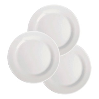 Conjunto de Pratos Rasos Nadir Vidro Opaline Menu 12 peças em Oferta na Shopee