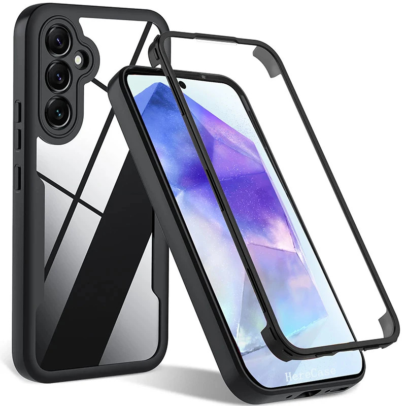 Para Samsung Galaxy A16 A55 A35 A25 A15 A54 A34 A24 A14 A53 A33 A23 A13 A06 A05 A05s A04s A03 A03s A03 Core 360 Protetor