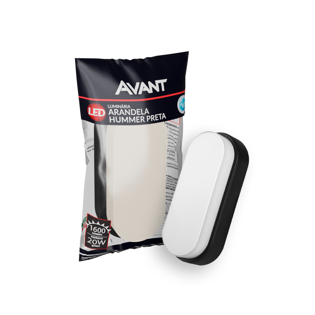 Kit 3 Arandelas Led Tartaruga 20w 6500K 110v/220v Pr Avant em Oferta na Shopee