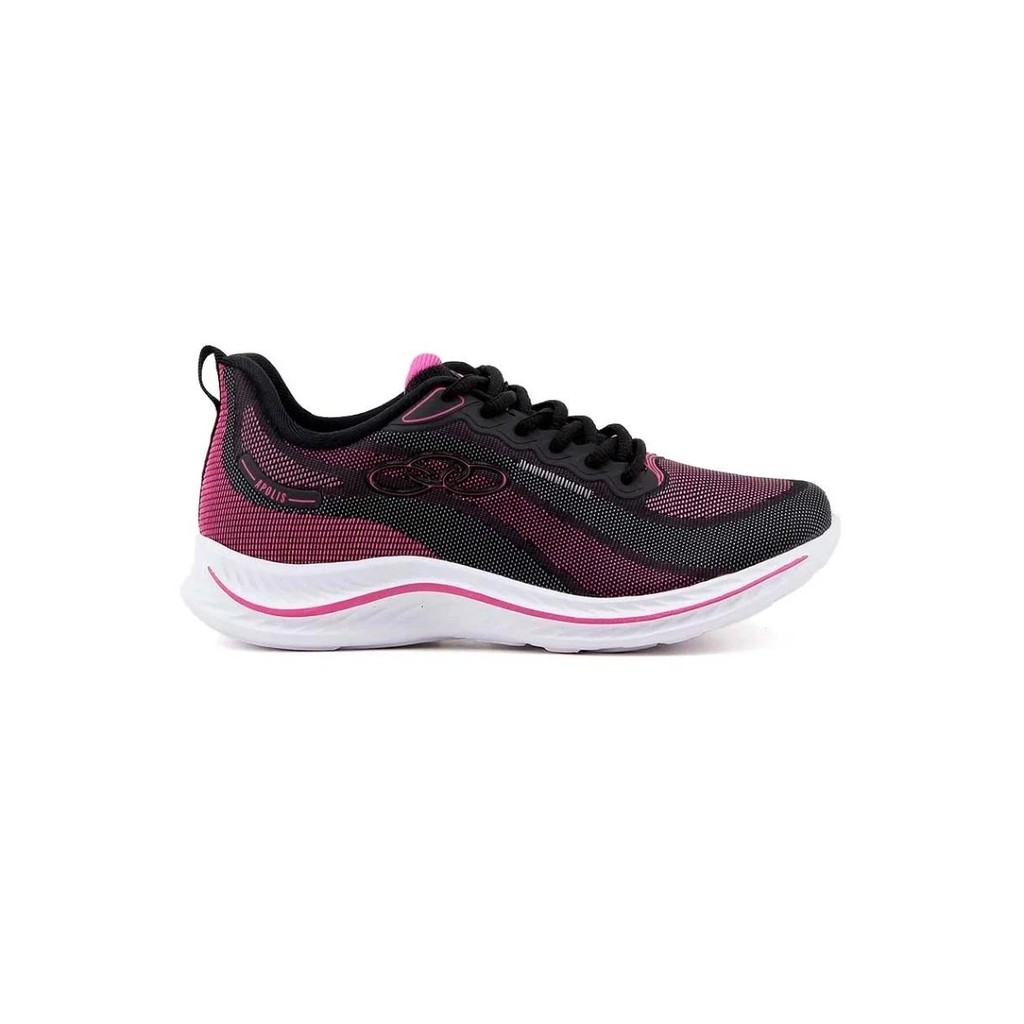 Tênis Olympikus Apolis Evasense Preto/Pink - Women Shoes