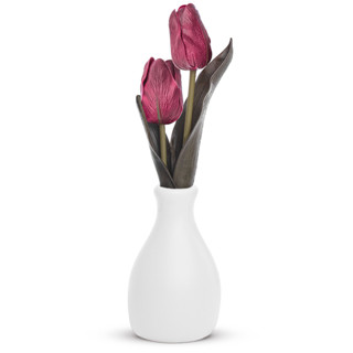 Arranjo de Flores Artificias com Vaso de Cerâmica e Buque de Flores Super Realistas Tulipa Artificial Decoração de Mesa em Oferta na Shopee