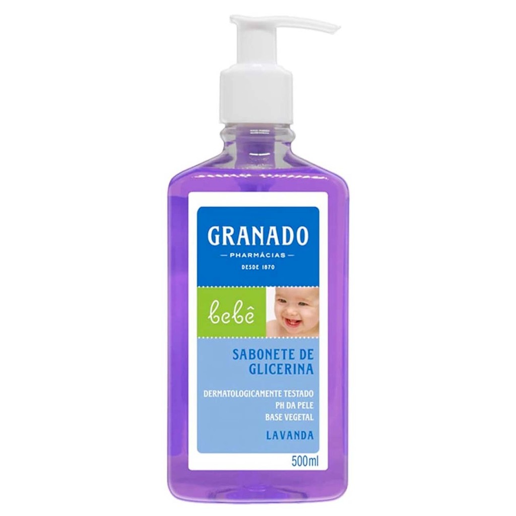 Sabonete Líquido Bebê Glicerina Lavanda 500ml - Granado