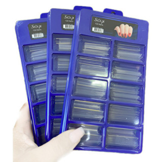 Tips Bailarina Extra Longa Sioux 100 unid transparente alongamento gel acrigel com curvatura em Oferta na Shopee