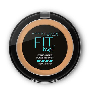 Pó Compacto Maybelline NY Fit Me N07 Médio Escuro Bege em Oferta na Shopee