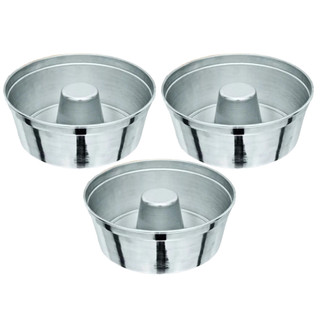 Kit 3 formas Nº 22, Pudim Tubo/Cone