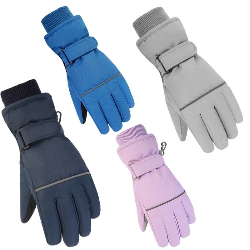 Crianças Luvas De Esqui Manter O Dedo Quente À Prova  Antideslizante  Água Engrossar Inverno Snowboard Neve Para Meninos em Oferta na Shopee