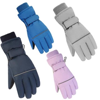 Crianças Luvas De Esqui Manter O Dedo Quente À Prova  Antideslizante  Água Engrossar Inverno Snowboard Neve Para Meninos em Oferta na Shopee