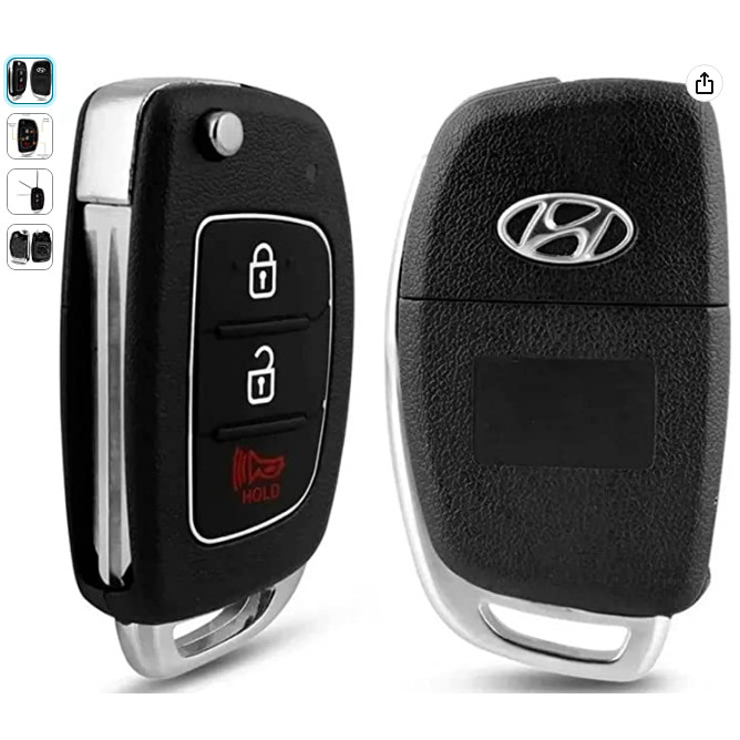 CHAVE CANIVETE Kx3 HYUNDAI HB20 CHIP POSITRON